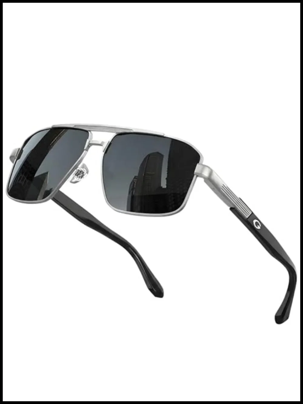 Polarized Aviator Sunglasses Metal Frame UV400 Protection Pilot Square Sun